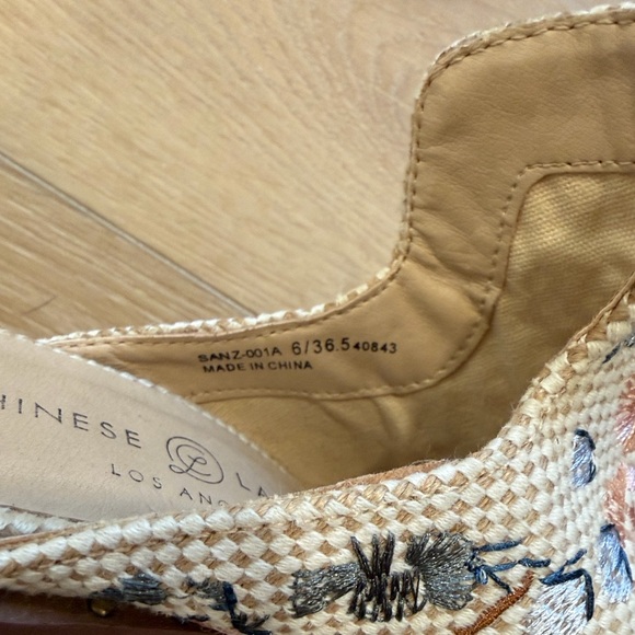 Chinese Laundry Floral Embroidered Mules - Picture 6 of 7